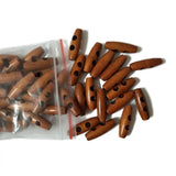 Wood Toggle Horn Buckles for Sewing Crafts Duffel Coat Overcoat