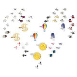 Mens Cufflinks Dollar Smile Snow Scale Stethoscope Balloon Glasses