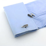 Men's Angel Wing Cuff Links Copper Material Cufflinks