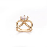 Square Scarf Buckle Rhinestone Brooch Metal Ring Clothing Accessory