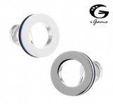 Men's Copper Double Ring Style Cuff Links
