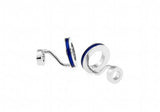 Men's Copper Double Ring Style Cuff Links