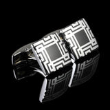 CMAN Flowers cufflinks for French shirt