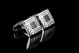 CMAN Flowers cufflinks for French shirt