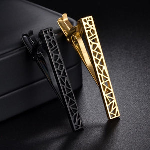 MeMolissa Copper Tie Clip Wedding Tie Clasp Clip Men's Ties Bar Pin