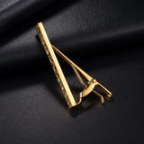 MeMolissa Copper Tie Clip Wedding Tie Clasp Clip Men's Ties Bar Pin