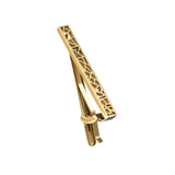 MeMolissa Copper Tie Clip Wedding Tie Clasp Clip Men's Ties Bar Pin