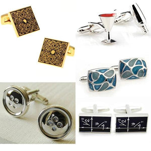 Enamel Wine Cup Cufflink 1 Pair Big Promo