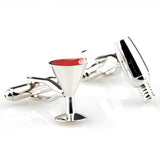 Enamel Wine Cup Cufflink 1 Pair Big Promo