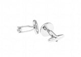 Enamel Cufflinks Copper Round Gift For Men