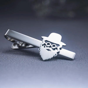 Tangula Jewish Priests Rabbi Portrait Tie Clip Stainless Steel Judaism Religion