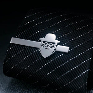 Tangula Jewish Priests Rabbi Portrait Tie Clip Stainless Steel Judaism Religion