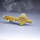 Tangula Jewish Priests Rabbi Portrait Tie Clip Stainless Steel Judaism Religion