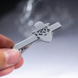 Tangula Jewish Priests Rabbi Portrait Tie Clip Stainless Steel Judaism Religion