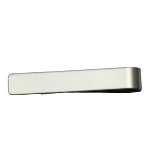 2pcs/lot Stainless Steel Tie Clips For Men 48x8x0.8mm