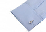 iGam Tennis Racket Cufflinks Silver Copper Material Novelty Sport
