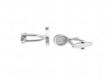 iGam Tennis Racket Cufflinks Silver Copper Material Novelty Sport