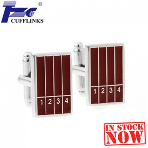 TZG09027 Running Line Cufflink Cuff Link 2 Pairs