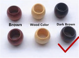 Natural Wood Beads Brown Loose Round Balls Charms DIY Jewelry Making 20Pc