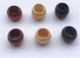 Natural Wood Beads Brown Loose Round Balls Charms DIY Jewelry Making 20Pc