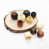 Natural Wood Beads Brown Loose Round Balls Charms DIY Jewelry Making 20Pc