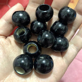 Natural Wood Beads Brown Loose Round Balls Charms DIY Jewelry Making 20Pc