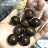 Natural Wood Beads Brown Loose Round Balls Charms DIY Jewelry Making 20Pc