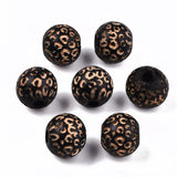 10-20Pc DIY Leopard Print Wooden Beads for Bracelet Jewelry