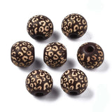 10-20Pc DIY Leopard Print Wooden Beads for Bracelet Jewelry