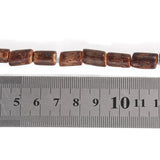 65PC 1 String 13MM Bamboo Knots Cylinder Natural Coconut Shell Wood Spacer Beads