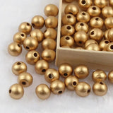 Summer Wooden Beads for DIY Jewelry Making 6/8/10/12mm
