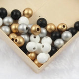 Summer Wooden Beads for DIY Jewelry Making 6/8/10/12mm