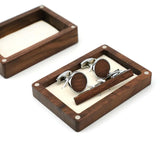 Personalized Groomsmen Cufflinks Wedding Gift Set