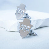 Jewish Priests Rabbi Portrait Cufflinks - Mens Religion Amulet Jewelry