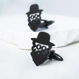 Jewish Priests Rabbi Portrait Cufflinks - Mens Religion Amulet Jewelry