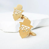 Jewish Priests Rabbi Portrait Cufflinks - Mens Religion Amulet Jewelry