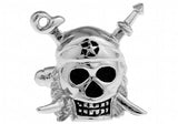 Pirate Skull Cuff Links Vintage Style Brass Material