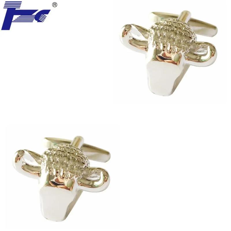 Sheep Head Cufflink Cuff Link 2 Pairs