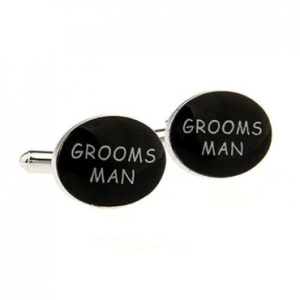 Grooms Man Cufflink 2 Pairs Promotional Set