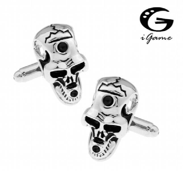 iGame Skull Cuff Links Skeleton Novelty Vintage Style