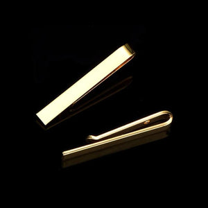 Vintage Copper Tie Bar Pinch Clip for Skinny 4.3cm Ties