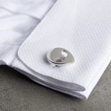 Alien Mask Cufflinks Stainless Steel Punk Men's Shirt Suit Buttons