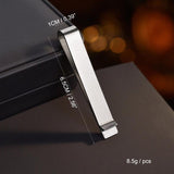 Men's Tie Clip Pin Clasp Business Necktie Clip Classic Jewelry