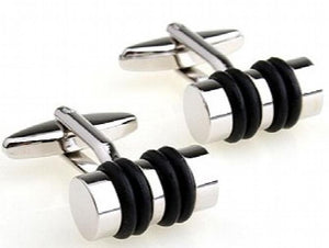 Men's Cufflinks Cylinder Anti-oxidation Copper Business Style