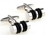 Men's Cufflinks Cylinder Anti-oxidation Copper Business Style