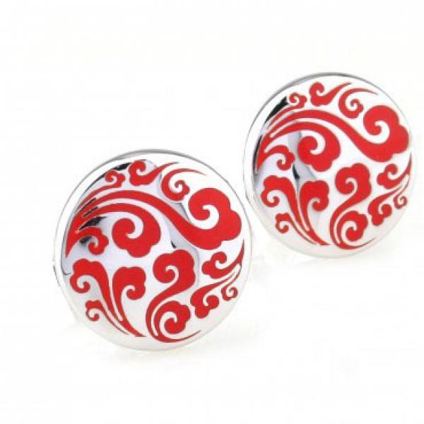 Enamel Cufflink Cuff Link 2 Pairs Promotional Set