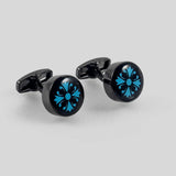 Saudi Laser Patterned Metal Cufflinks for Men