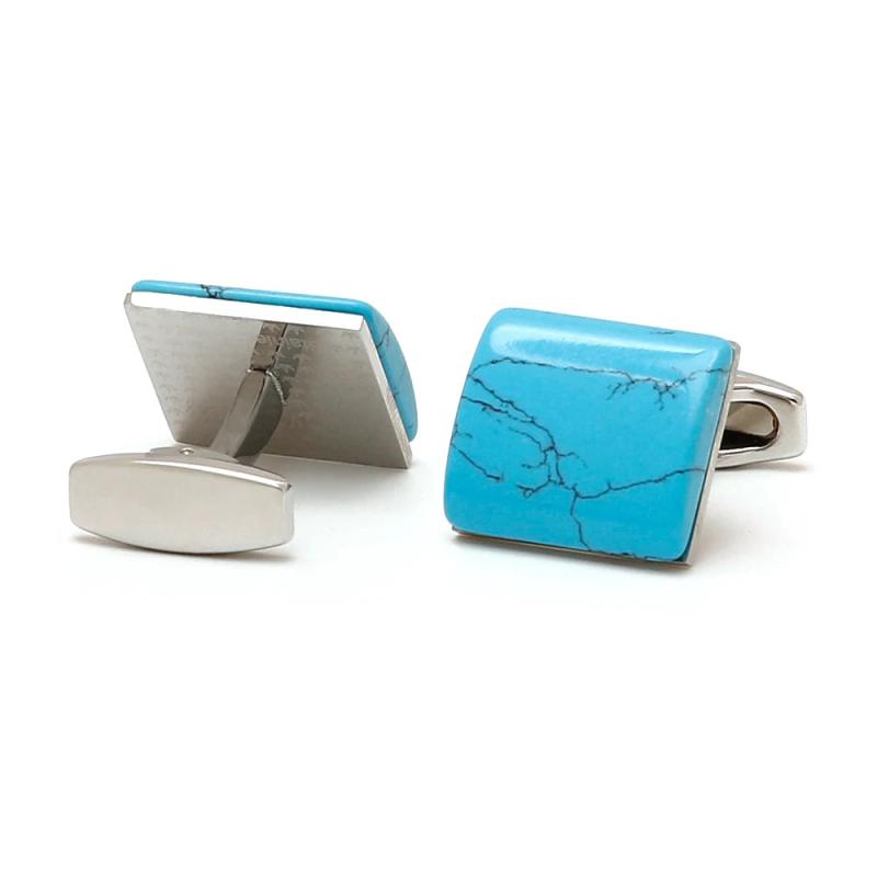 Men's Stainless Steel Button Cufflinks XK23002