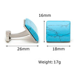 Men's Stainless Steel Button Cufflinks XK23002