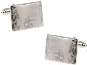 High Men Cufflinks Copper Square Enamel